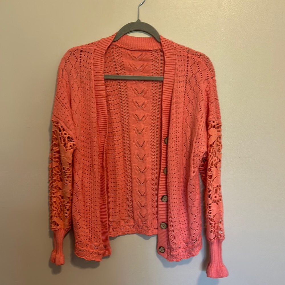 Coral Knit Women's Sweater